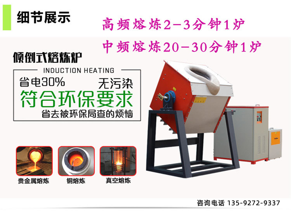 小型金屬熔煉爐設(shè)備節(jié)電一倍的實(shí)際效果(圖2)
