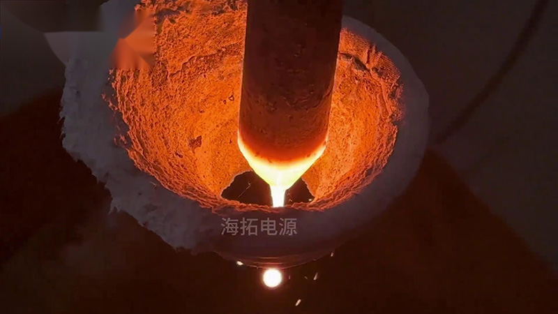 40KW的超高頻感應(yīng)加熱設(shè)備，頻率800Khz，用于加熱滴熔淬火熱處理