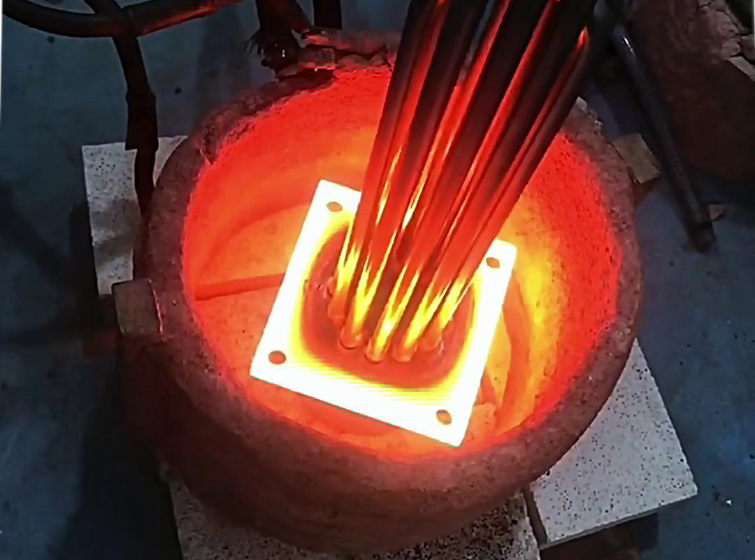高難度發(fā)熱銅管焊接測(cè)試，高頻釬焊方式也不保證成功