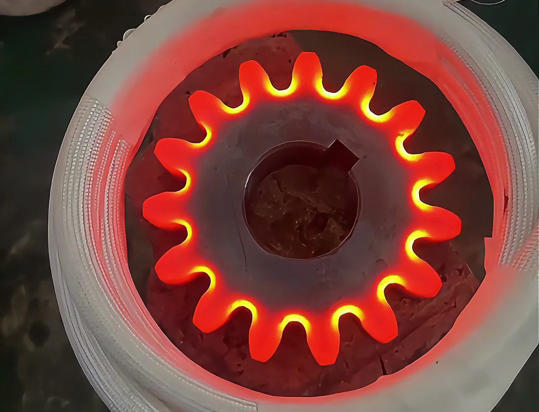 海瑞拓 60kW 高頻加熱淬火機(jī)齒輪試樣實(shí)測(cè)：80mm 齒輪邊牙硬度達(dá)標(biāo) 50HRC，數(shù)據(jù)說(shuō)話！