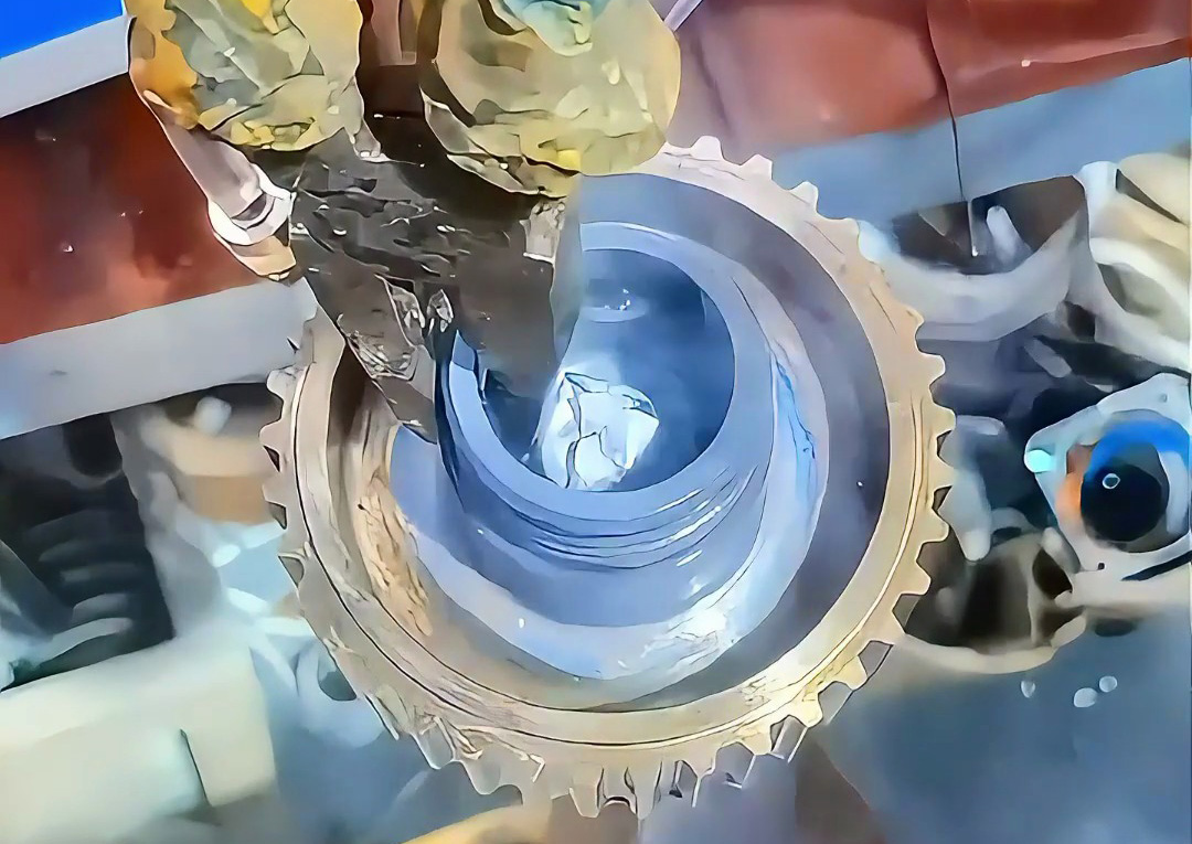 齒輪內(nèi)孔淬火新突破：海瑞拓高頻淬火機(jī)，2秒硬化+壽